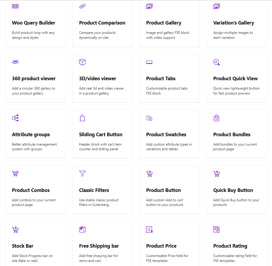 greenshift woocommerce blocks